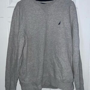 Nautica Light Gray Crewneck Sweater
